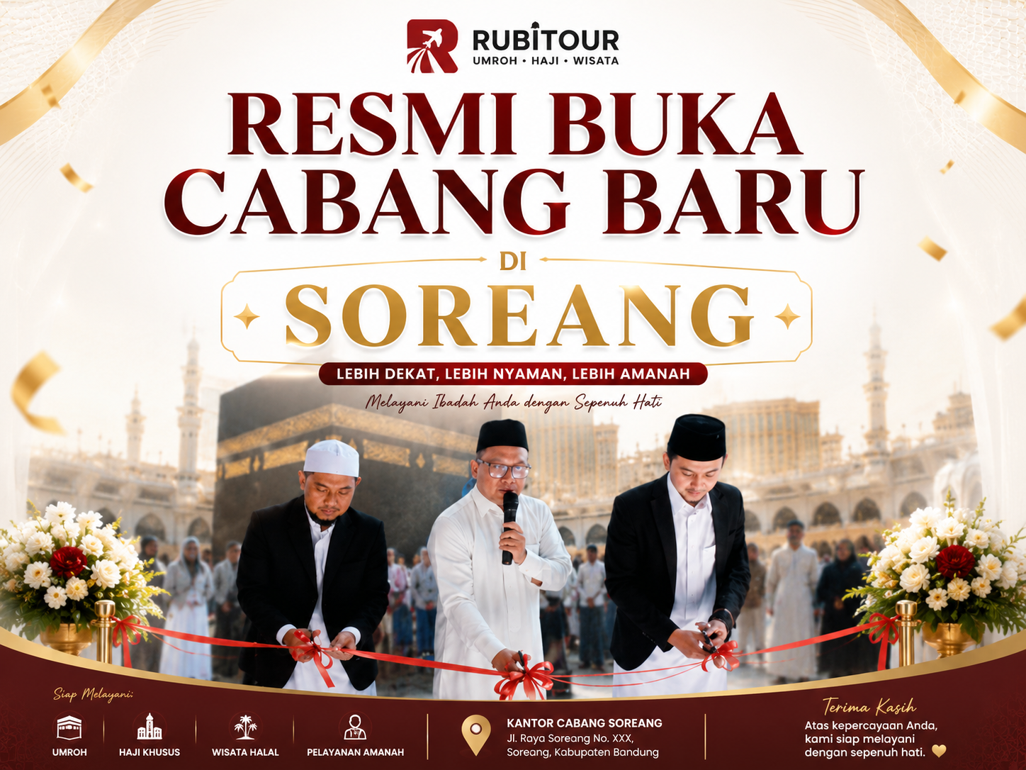 Peresmian cabang baru RubiTour 