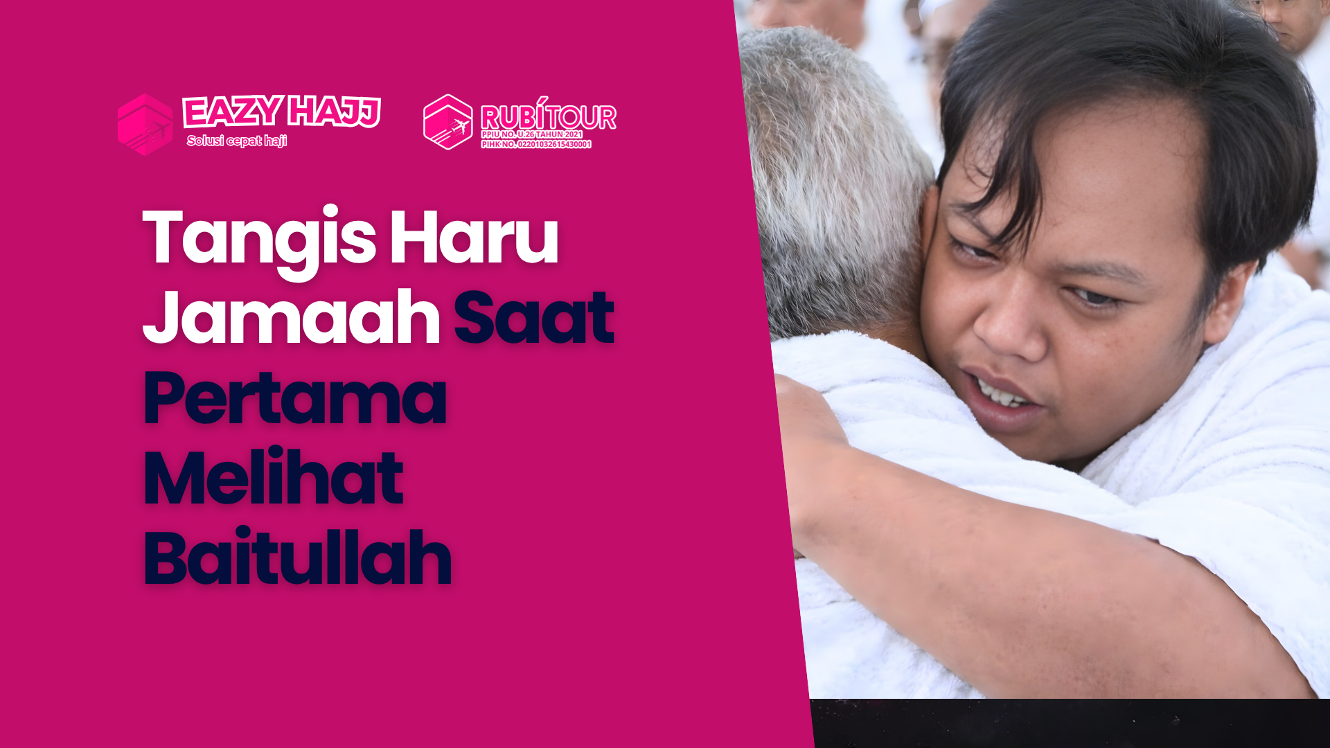 Tangis Haru Jamaah Saat Pertama Melihat Baitullah