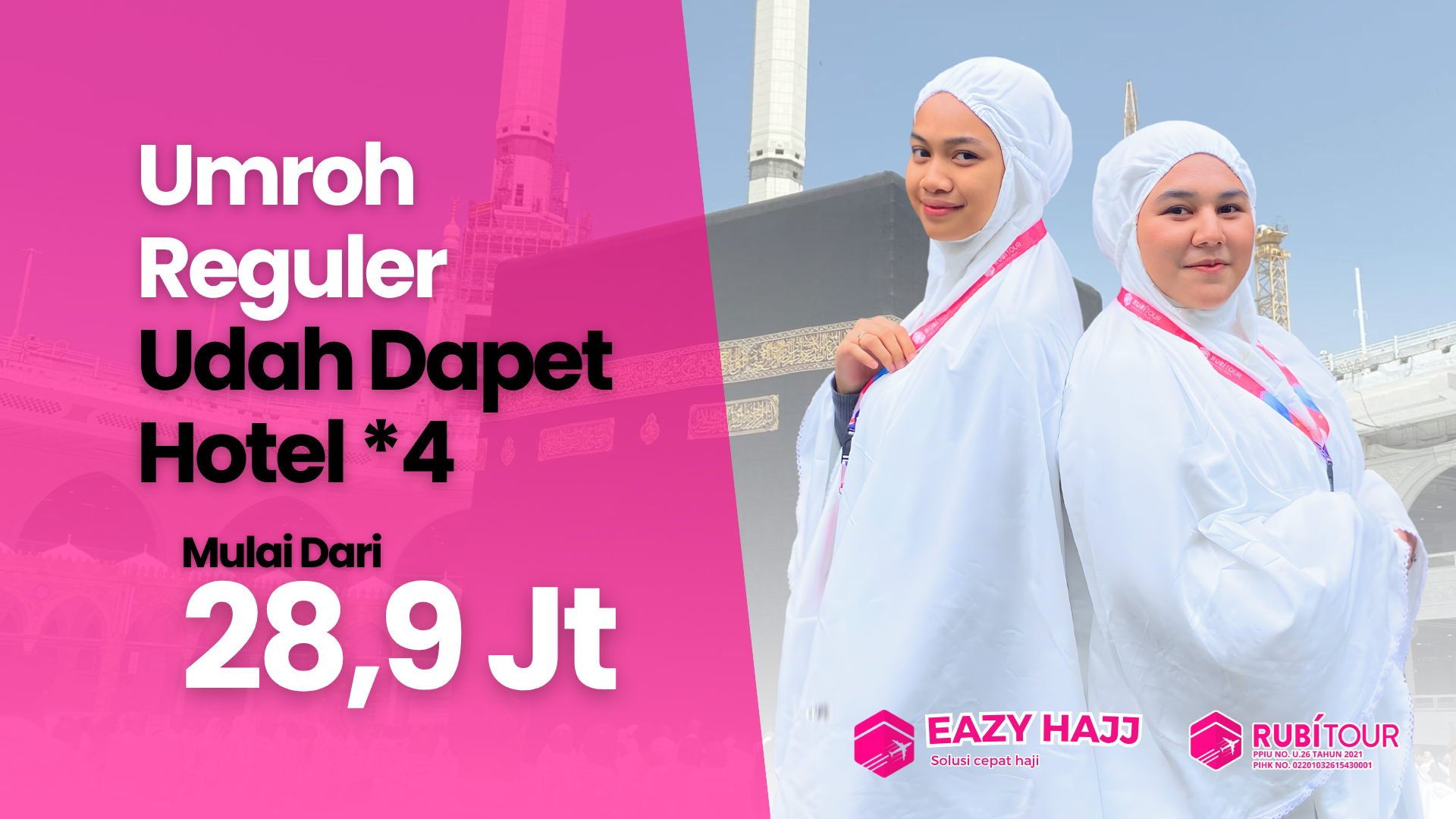 Umrah Regular Mulai 28,5 jutaan